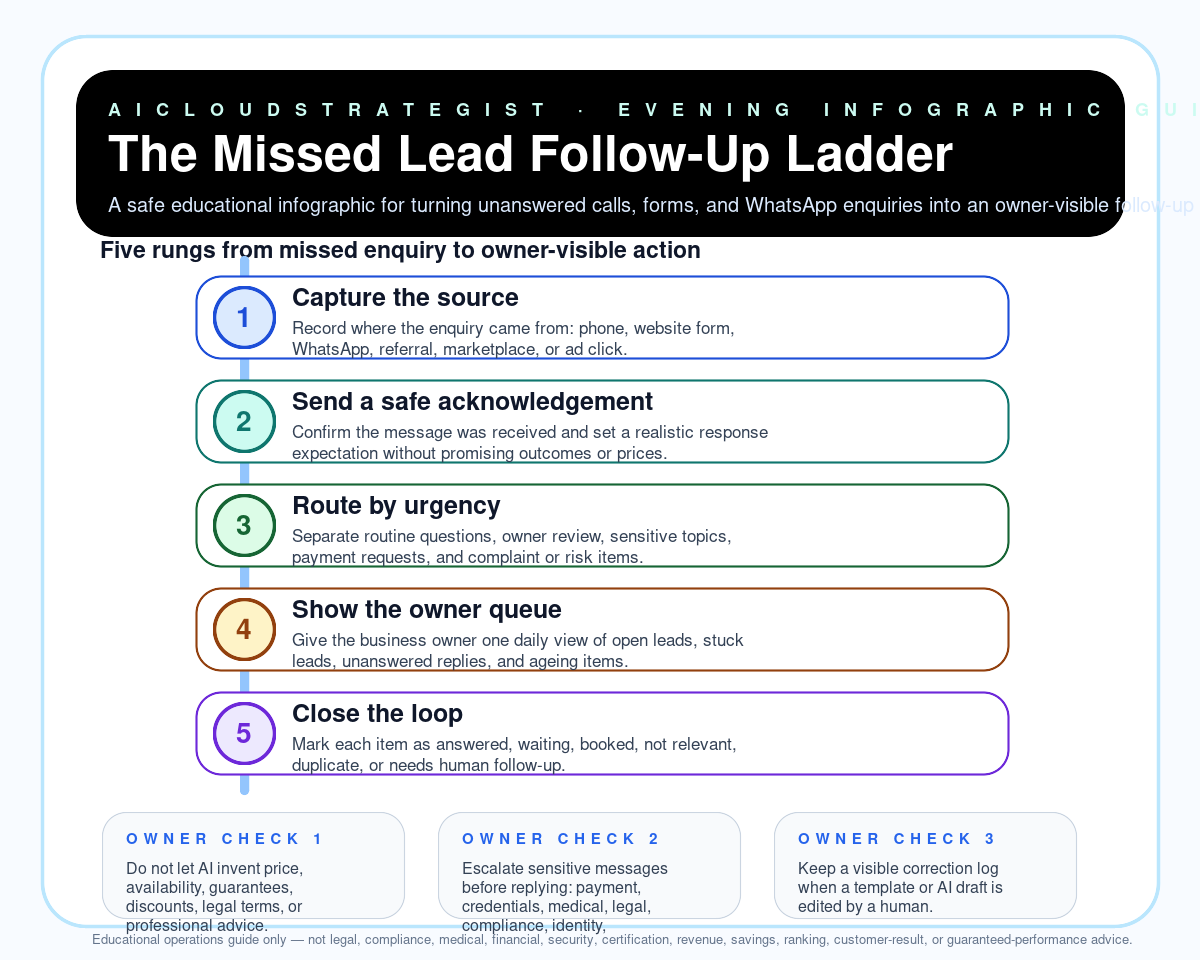 Infographic: The Missed Lead Follow-Up Ladder