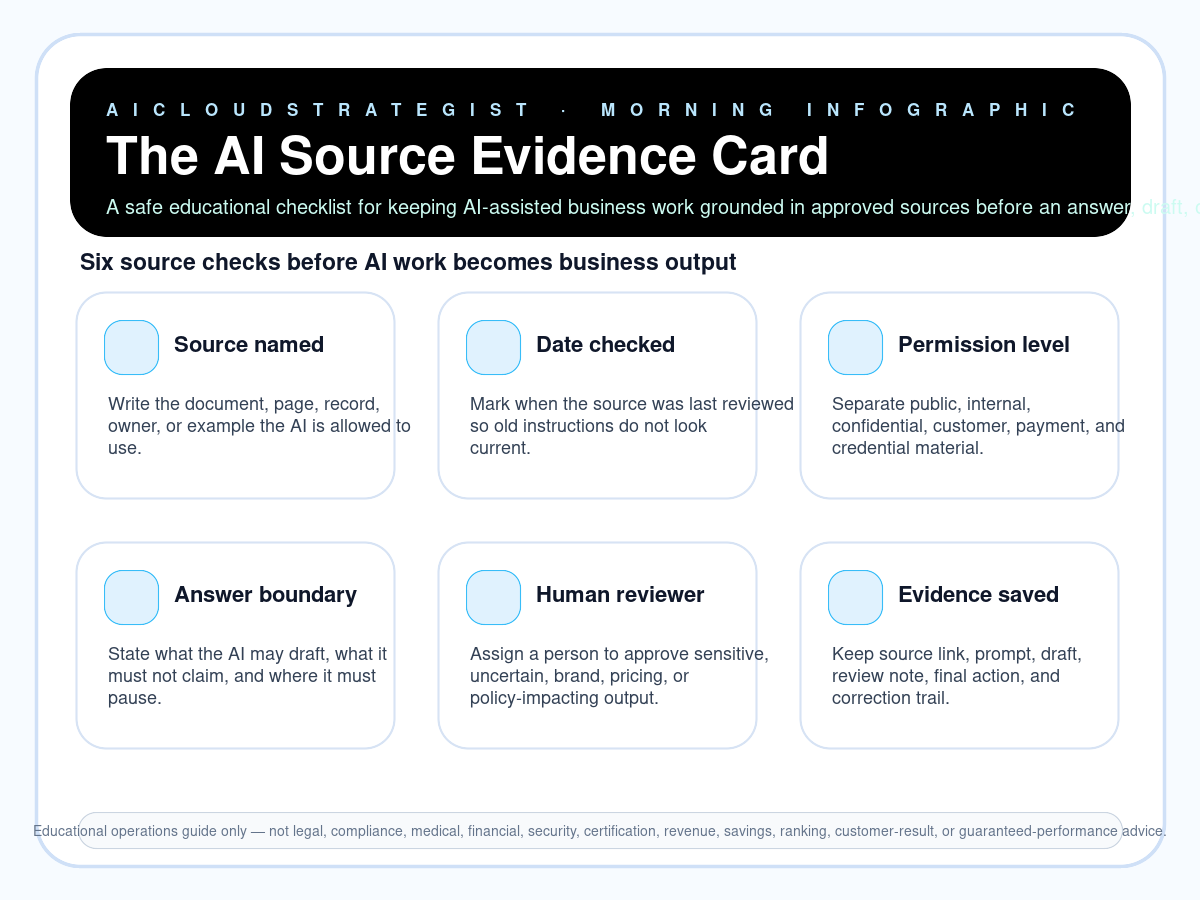 Infographic: The AI Source Evidence Card